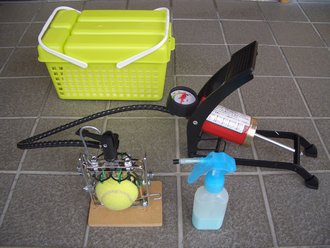 テニスボール圧力再生器 Max通販 空気の抜けたテニスボールのリサイクルシステム